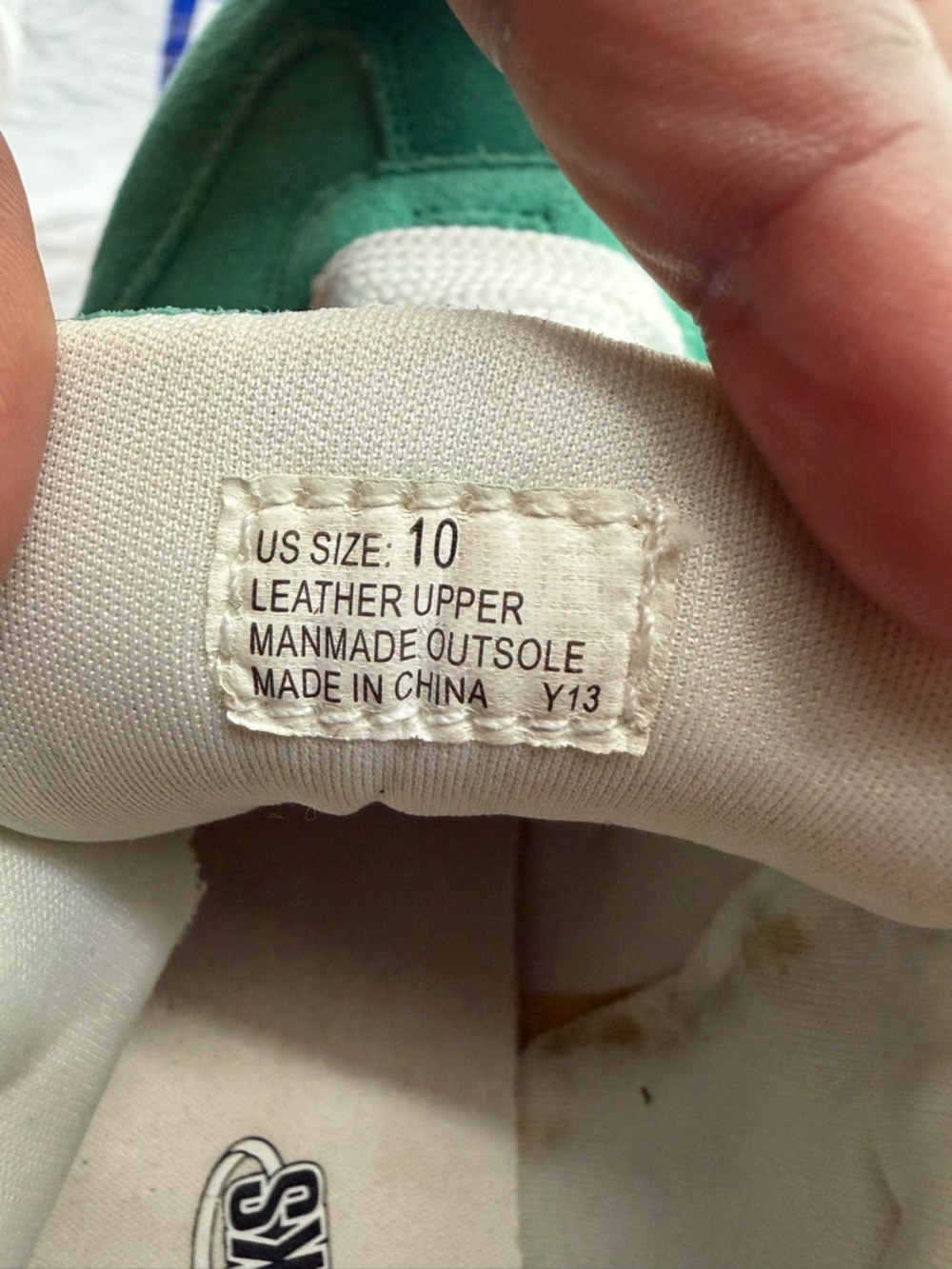 Volatile Green Suede Wedge Sneakers with White Laces - Picture 6 of 6